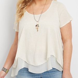 Maurice’s Flowy layered tee